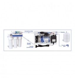 Kit Bomba ósmosis para equipos purificadores de Osmosis Inversa.  Bbagua.