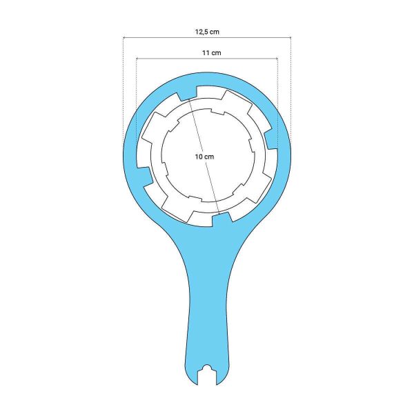 Llave filtro y membrana para equipos purificadores de Osmosis Inversa. Bbagua.